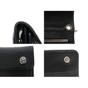 クロムハーツ CHROME HEARTS Wave Cross Ball Wallet ウェーブ