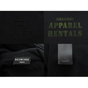 バレンシアガ BALENCIAGA WORLDWIDE LOGO POPOVER HOODY