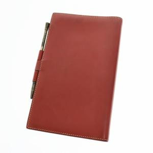 エルメス HERMES 2001 アジェンダ ヴィジョン2 □E刻印 ペン 手帳カバー 赤 レッド ブランド古着ベクトル 中古 ☆AA★●▲ 250312 メンズ