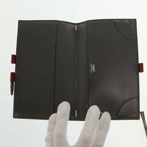 エルメス HERMES 2001 アジェンダ ヴィジョン2 □E刻印 ペン 手帳カバー 赤 レッド ブランド古着ベクトル 中古 ☆AA★●▲ 250312 メンズ
