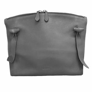 ジルサンダー JIL SANDER Hill ヒル レザー ハンド バッグ 灰