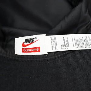 シュプリーム SUPREME ×NIKE ナイキ 24SS Dazzle Crusher Black ダズル クラッシャー ロゴ 刺繍 バケット ハット FZ6789-010 S/M 黒 ブラック ブランド古着ベクトル 中古☆AA★▲250504 メンズ