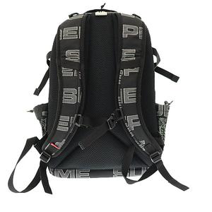 シュプリーム SUPREME 21AW BackPack ボックス ロゴ 総柄 バックパック リュック 黒 ブラック ブランド古着ベクトル 中古☆AA★▲250511 メンズ