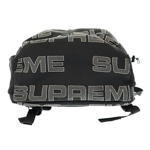 シュプリーム SUPREME 21AW BackPack ボックス ロゴ 総柄 バックパック リュック 黒 ブラック ブランド古着ベクトル 中古☆AA★▲250511 メンズ