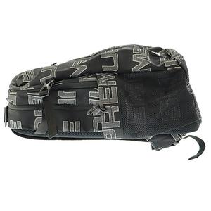 シュプリーム SUPREME 21AW BackPack ボックス ロゴ 総柄 バックパック リュック 黒 ブラック ブランド古着ベクトル 中古☆AA★▲250511 メンズ