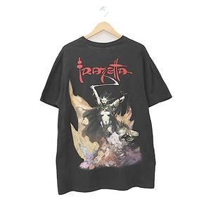 シュプリーム SUPREME ×frank frazetta フランクフラゼッタ 24AW Woman With Scythe Tee ウーマン ウィズ サイズ プリント 半袖 Tシャツ L 黒 ブラック ブランド古着ベクトル 中古☆AA★250511 メンズ