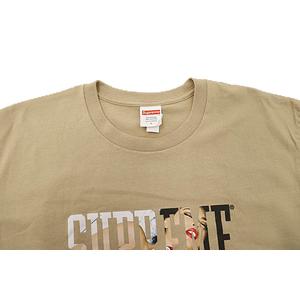 シュプリーム SUPREME 24AW Tera Patrick Tee テラ パトリック ロゴ プリント 半袖 Tシャツ L ベージュ ブランド古着ベクトル 中古☆AA★250511 メンズ