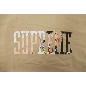 シュプリーム SUPREME 24AW Tera Patrick Tee テラ パトリック ロゴ プリント 半袖 Tシャツ L ベージュ ブランド古着ベクトル 中古☆AA★250511 メンズ