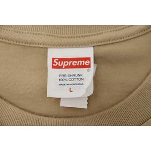 シュプリーム SUPREME 24AW Tera Patrick Tee テラ パトリック ロゴ プリント 半袖 Tシャツ L ベージュ ブランド古着ベクトル 中古☆AA★250511 メンズ