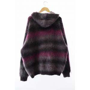 シュプリーム SUPREME ×HYSTERIC GLAMOUR ヒステリックグラマー 24AW Mohair Zip Up Hooded Sweater モヘア ジップアップ フーデッド セーター ニット XL 黒 ブラック ブランド古着ベクトル 中古 ☆AA★ 250511   メンズ
