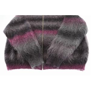 シュプリーム SUPREME ×HYSTERIC GLAMOUR ヒステリックグラマー 24AW Mohair Zip Up Hooded Sweater モヘア ジップアップ フーデッド セーター ニット XL 黒 ブラック ブランド古着ベクトル 中古 ☆AA★ 250511   メンズ