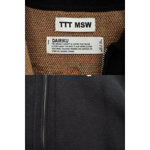 ダイリク DAIRIKU ×TTTMSW ティー 23SS Ska Zip up Knit Polo スカ 