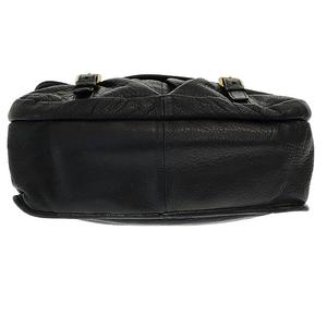 プラダ PRADA DEERSKIN shoulder bag ディアスキン レザー ショルダー メッセンジャー バッグ 黒 ブラック ブランド古着ベクトル 中古☆AA★●▲250815 メンズ