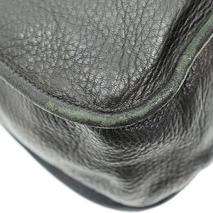 プラダ PRADA DEERSKIN shoulder bag ディアスキン レザー ショルダー メッセンジャー バッグ 黒 ブラック ブランド古着ベクトル 中古☆AA★●▲250815 メンズ
