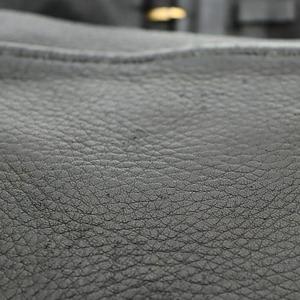 プラダ PRADA DEERSKIN shoulder bag ディアスキン レザー ショルダー メッセンジャー バッグ 黒 ブラック ブランド古着ベクトル 中古☆AA★●▲250815 メンズ