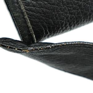 プラダ PRADA DEERSKIN shoulder bag ディアスキン レザー ショルダー メッセンジャー バッグ 黒 ブラック ブランド古着ベクトル 中古☆AA★●▲250815 メンズ