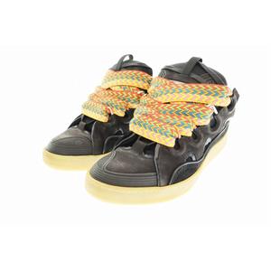 ランバン LANVIN LEATHER CURB SNEAKERS レザー カーブ