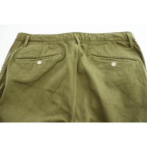 ノンネイティブ nonnative DWELLER EASY RIB PANTS - C/R KATSURAGI STRETCH OVERDYED. ストレッチ イージー リブ パンツ NN-P2517 3 カーキ ブランド古着ベクトル 中古 ● 250828 メンズ