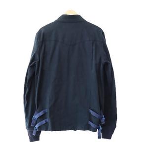 ノンネイティブ nonnative 16SS DISCOVERER JACKET C/P ARMY CLOTH STRETCH ディスカバラー アーミー クロス ストレッチ ジップ ジャケット ブルゾン NN-JU2912 3 紺ネイビー ブランド古着ベクトル 中古●250901 メンズ