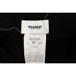 ダブレット doublet 25SS RECYCLE DENIM YARN CARDIGAN リサイクル