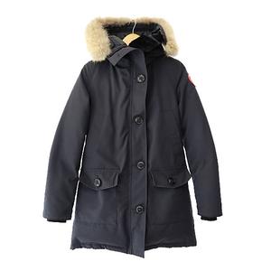カナダグース CANADA GOOSE BRONTE PARKA ブロンテ パーカ ファー付き ダウン ジャケット ブルゾン 2603JL S 紺ネイビー ブランド古着ベクトル 中古251102 レディース