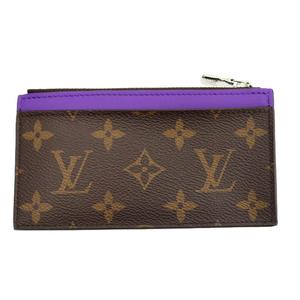 Louis Vuitton ケース ダークパープル ルイヴィトン LOUIS VUITTON モノグラム マカサーコインカードホルダー