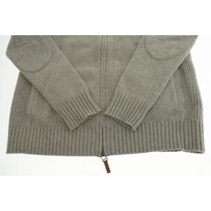 ラルフローレン RALPH LAUREN ビッグポニー ジップアップ ニット カーディガン L グレー ブランド古着ベクトル 中古 250923 メンズ
