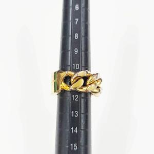 サンローラン パリ SAINT LAURENT PARIS BAGUE CHAINE GOURMET ロゴ