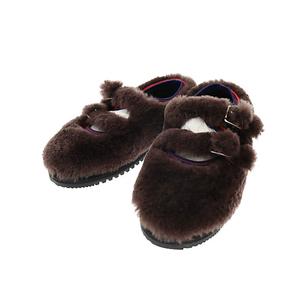 【中古】MATSUFUJI マツフジ ×SUICOKE スイコック 25AW Mouton Shoes ムートン シューズ サンダル 8茶●▲■251111 MATSUFUJI マツフジ ×SUICOKE スイコック 25AW Mouton Shoes BROWN