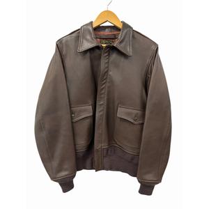 バズリクソンズ BUZZ RICKSON’S AN-J-3 ゴートスキン レザー フライト ジャケット BR80410 36 茶 ブラウン ブランド古着ベクトル 中古●■260203 メンズ