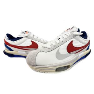 ナイキ NIKE ×sacai サカイ ZOOM CORTEZ SP White and University Red ズーム コルテッツ ホワイト アンド ユニバーシティ レッド DQ0581-100 27 白ホワイト ブランド古着ベクトル 中古●260323 メンズ
