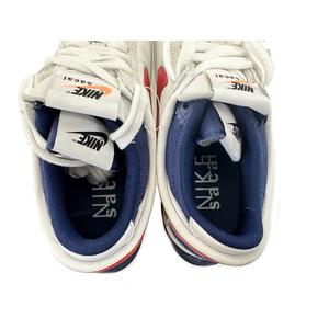 ナイキ NIKE ×sacai サカイ ZOOM CORTEZ SP White and University Red ズーム コルテッツ ホワイト アンド ユニバーシティ レッド DQ0581-100 27 白ホワイト ブランド古着ベクトル 中古●260323 メンズ
