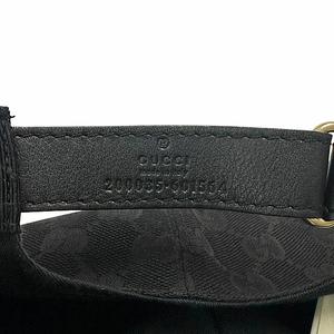 グッチ GUCCI GG ロゴ キャンバス ベースボール キャップ 帽子 200035 KQWBG L 59cm 黒ブラック ブランド古着ベクトル 中古▲■260608 メンズ