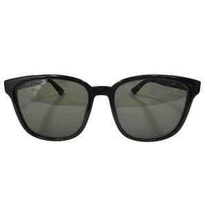 グッチ GUCCI GGロゴ ウェリントン シェイプ サングラス GG0637SK 56□18 黒 ブラック ブランド古着ベクトル 中古▲■260608 メンズ レディース