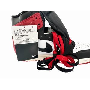 ナイキ NIKE AIR JORDAN 1 RETRO HIGH OG Black Toe Reimagined エアジョーダン1 レトロ ハイ OG ブラックトゥ リイマジンド DZ5485-106 27 ブラック レッド ブランド古着ベクトル 中古▲■260611 メンズ