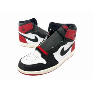 ナイキ NIKE Air Jordan 1 Retro High OG Black Toe Reimagined エアジョーダン1 レトロ ハイ ブラックトゥ リイマジンド DZ5485-106 26.5 レッド ブラック ブランド古着ベクトル 中古▲■260617 メンズ