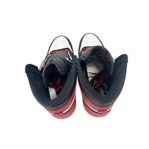 ナイキ NIKE Air Jordan 1 Retro High OG Black Toe Reimagined エアジョーダン1 レトロ ハイ ブラックトゥ リイマジンド DZ5485-106 26.5 レッド ブラック ブランド古着ベクトル 中古▲■260617 メンズ