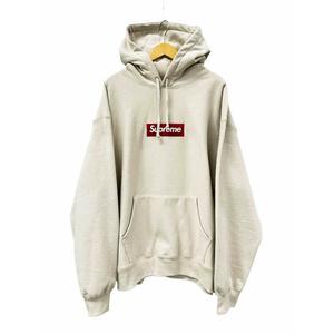 シュプリーム SUPREME 24AW Box Logo Hooded Sweatshirt Beige ボックス ロゴ刺繍 フーデット スウェット シャツ プルオーバー パーカー XL ベージュ ブランド古着ベクトル 中古☆AA★260716 メンズ