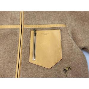ルイヴィトン LOUIS VUITTON 26SS カシミヤ ダブルフェイス アウトドア ジャケット 1AJVHG 52 茶ブラウン ブランド古着ベクトル 中古■260704 メンズ