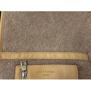 ルイヴィトン LOUIS VUITTON 26SS カシミヤ ダブルフェイス アウトドア ジャケット 1AJVHG 52 茶ブラウン ブランド古着ベクトル 中古■260704 メンズ