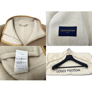 ルイヴィトン LOUIS VUITTON 26SS カシミヤ ダブルフェイス アウトドア ジャケット 1AJVHG 52 茶ブラウン ブランド古着ベクトル 中古■260704 メンズ
