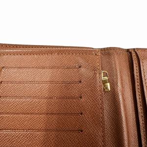 ルイヴィトン LOUIS VUITTON ポルトフォイユ ブラザ モノグラム 二つ折り長財布 M66540 茶 ブラウン ブランド古着ベクトル 中古▲260714  メンズ レディース