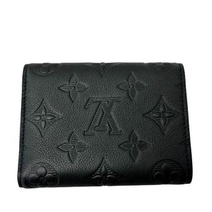 ルイヴィトン LOUIS VUITTON モノグラム シャドウ ヴィクター ウォレット 三つ折り コンパクト 財布 M12635 ノワール 黒ブラック ブランド古着ベクトル 中古▲■260711 メンズ レディース
