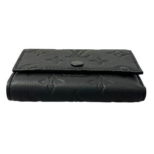 ルイヴィトン LOUIS VUITTON モノグラム シャドウ ヴィクター ウォレット 三つ折り コンパクト 財布 M12635 ノワール 黒ブラック ブランド古着ベクトル 中古▲■260711 メンズ レディース