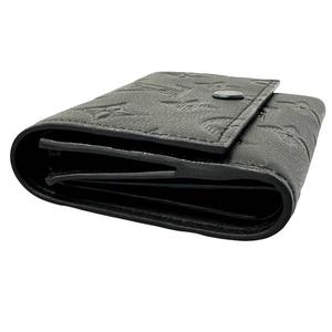 ルイヴィトン LOUIS VUITTON モノグラム シャドウ ヴィクター ウォレット 三つ折り コンパクト 財布 M12635 ノワール 黒ブラック ブランド古着ベクトル 中古▲■260711 メンズ レディース