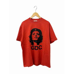 ヒステリックグラマー HYSTERIC GLAMOUR ×GDC ジーディーシー 25AW REBEL GIRL T SHIRT プリント 半袖 Tシャツ L 赤 レッド ブランド古着ベクトル 中古▲260826 メンズ