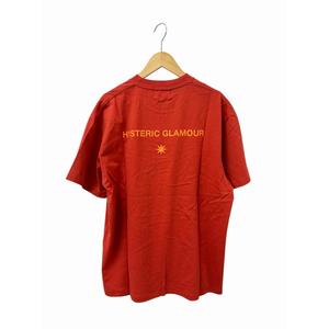 ヒステリックグラマー HYSTERIC GLAMOUR ×GDC ジーディーシー 25AW REBEL GIRL T SHIRT プリント 半袖 Tシャツ L 赤 レッド ブランド古着ベクトル 中古▲260826 メンズ