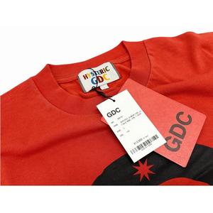 ヒステリックグラマー HYSTERIC GLAMOUR ×GDC ジーディーシー 25AW REBEL GIRL T SHIRT プリント 半袖 Tシャツ L 赤 レッド ブランド古着ベクトル 中古▲260826 メンズ