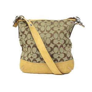 コーチ COACH ショルダー バッグ ベージュ シグネチャー キャンバス