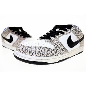 ナイキ NIKE DUNK LOW PRO SB SUPREME 2002 1st 28.5cm 304292-001 シュプリーム コラボ ダンク ロー プロ エスビー ファースト ホワイト セメント 【ブランド古着ベクトル】【中古】▲■230228 メンズ